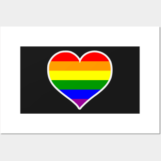 Pride Heart LGBTQ Design Posters and Art